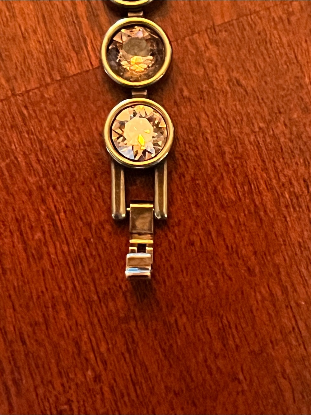 Hot‼️Touchstone Jewelry Brass tone shades of amber bracelet 7 1/4 in - Picture 8 of 10